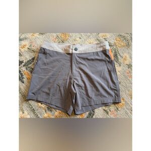 Chubbies Gray & Orange Shorts Small